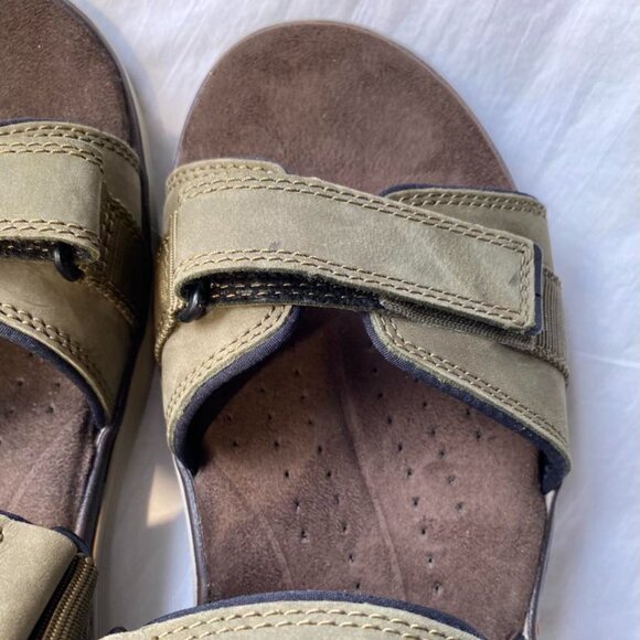 Clarks (Unstructured) - Men's 10 - Leather Sandals - New w/o Tag - Picture 9 of 13